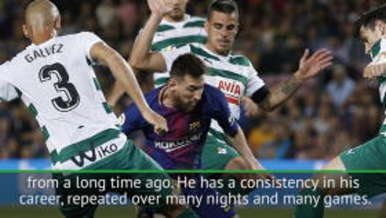Valverde amazed by Messi consistency