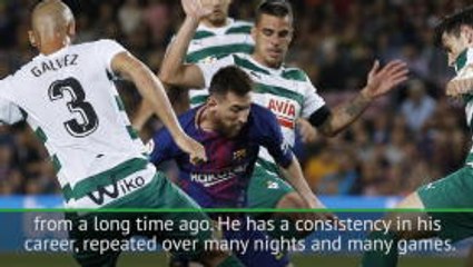 Valverde amazed by Messi consistency