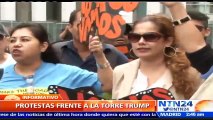 Ciudadanos protestan contra Donald Trump en Nueva York y exigen una reforma migratoria