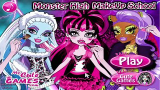 Monster High Makeup School - Monster High Games - Draculaura Makeup Tutorial Game for Girls