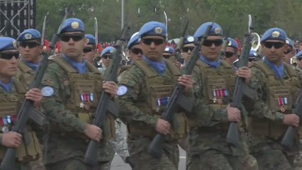 Militares chilenos celebran el Día de las Glorias del Ejército