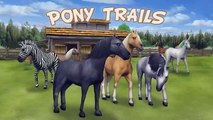 caballos para niños animados, cabalgata de caballos, cuidados, español Juegos para niños