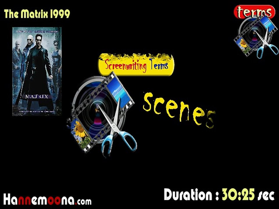 Screenwriting Terms - CROSSFADE - The matrix 1999