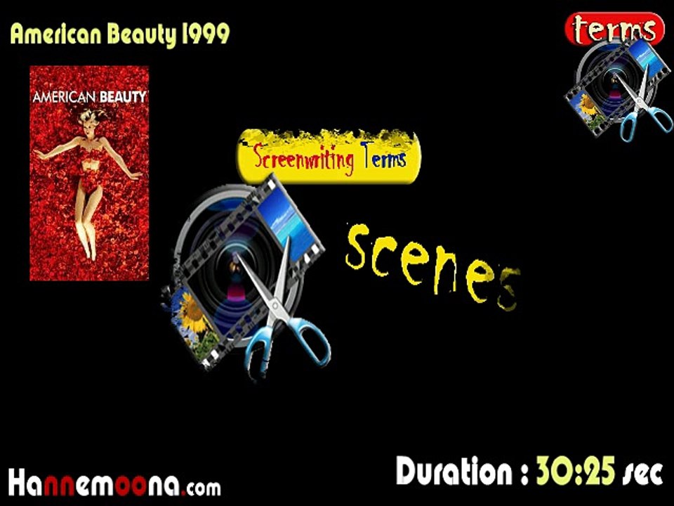 Screenwriting Terms - ESTABLISHING SHOT - American Beauty 1999