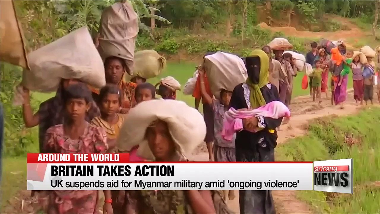 UK halts aid for Myanmar military amid 'ongoing violence'