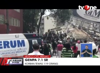 Download Video: Gempa 7.1 SR Landa Meksiko, 119 Orang Tewas