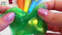 Learn Colors Umbrellas Peppa Pig Clay Slime Surprise Toys