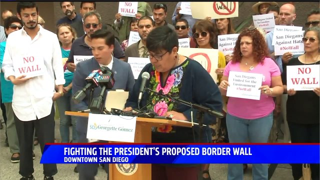 San Diego City Council Passes Resolution Opposing President Trump`s Border Wall
