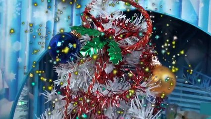 Anna and Elsa Toddlers Decorate Ice Castle Christmas Tree Santa Visits! Frozen Dolls Toys In Action