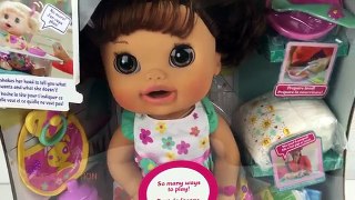 Baby Alive Doll Feeding Pooping Diaper Change - Baby Doll Eats Food Poops Nappy Change Pretend Play