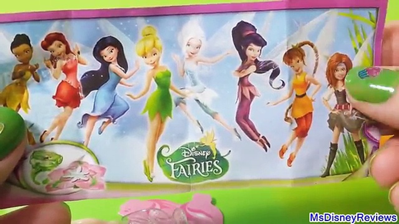 Édition des œufs fées amis limité fée Clochette Kinder surprise disney unbox