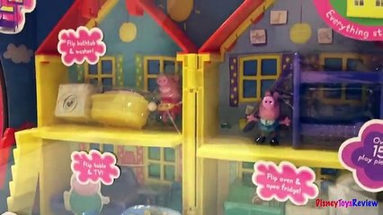 Play Doh Peppa Pig Peek n Surprise Playhouse Playset - La Grande Casa de Cerdita Peppa Nickelodeon