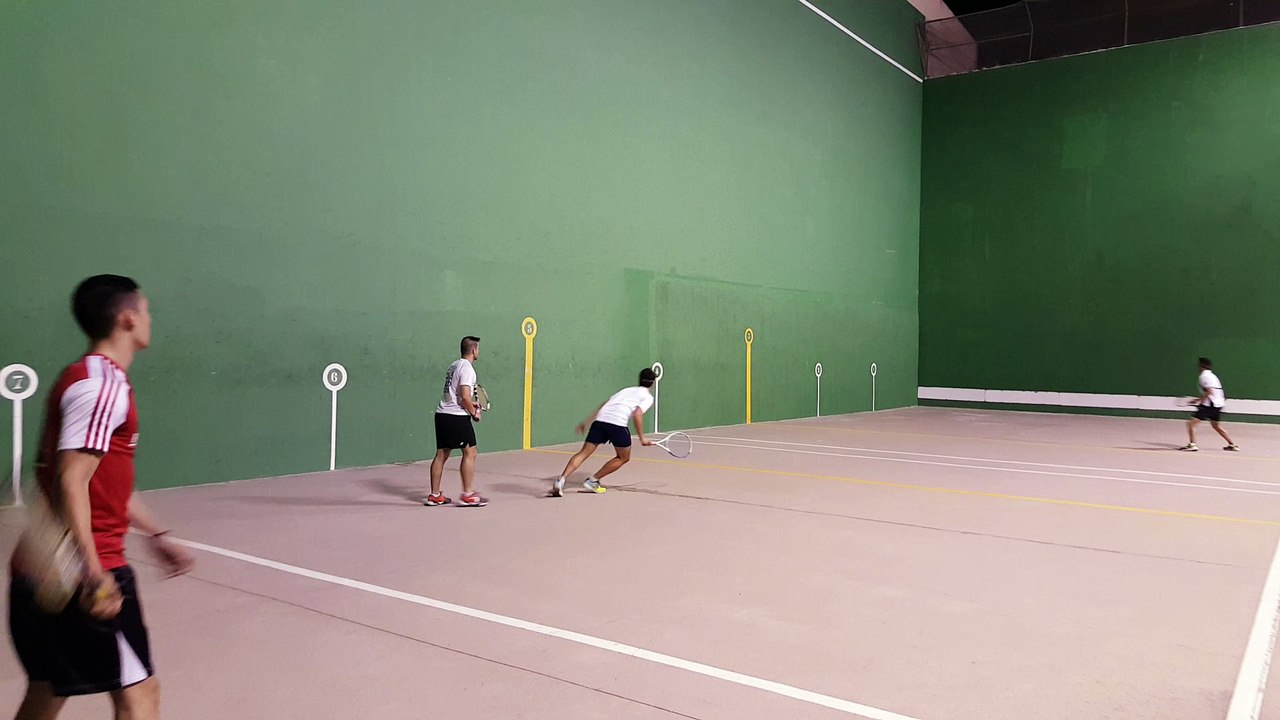 Frontenis open de Rivas grupo A Rober y Juanmi vs Toño y Jorge