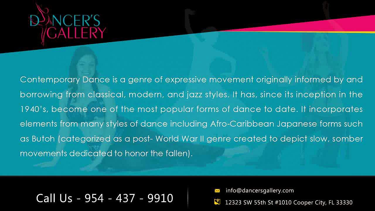 Dancer's Gallery - Contemporary Dance Classes