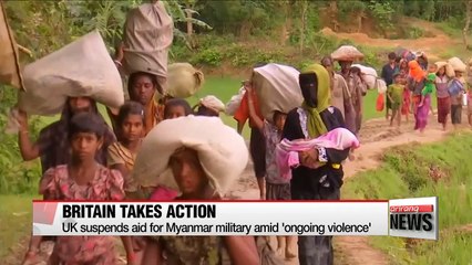 UK halts aid for Myanmar military amid "ongoing violence"