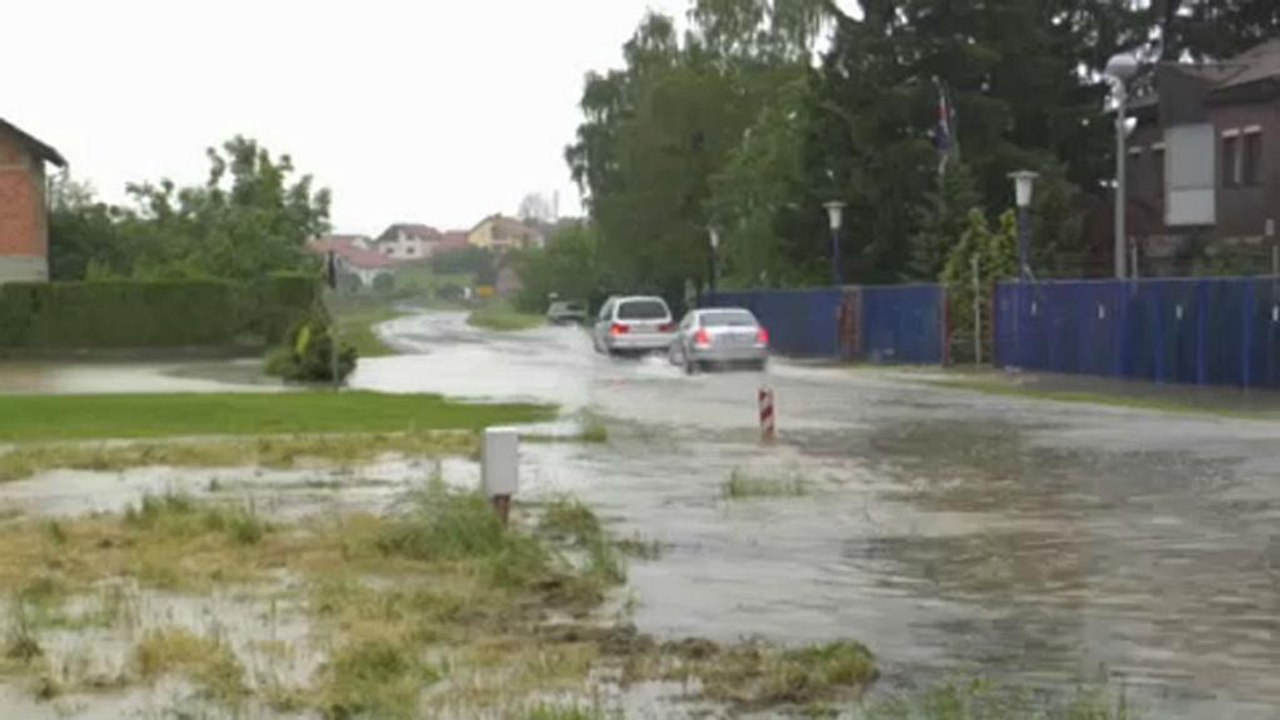 Überschwemmungen in Kroatien