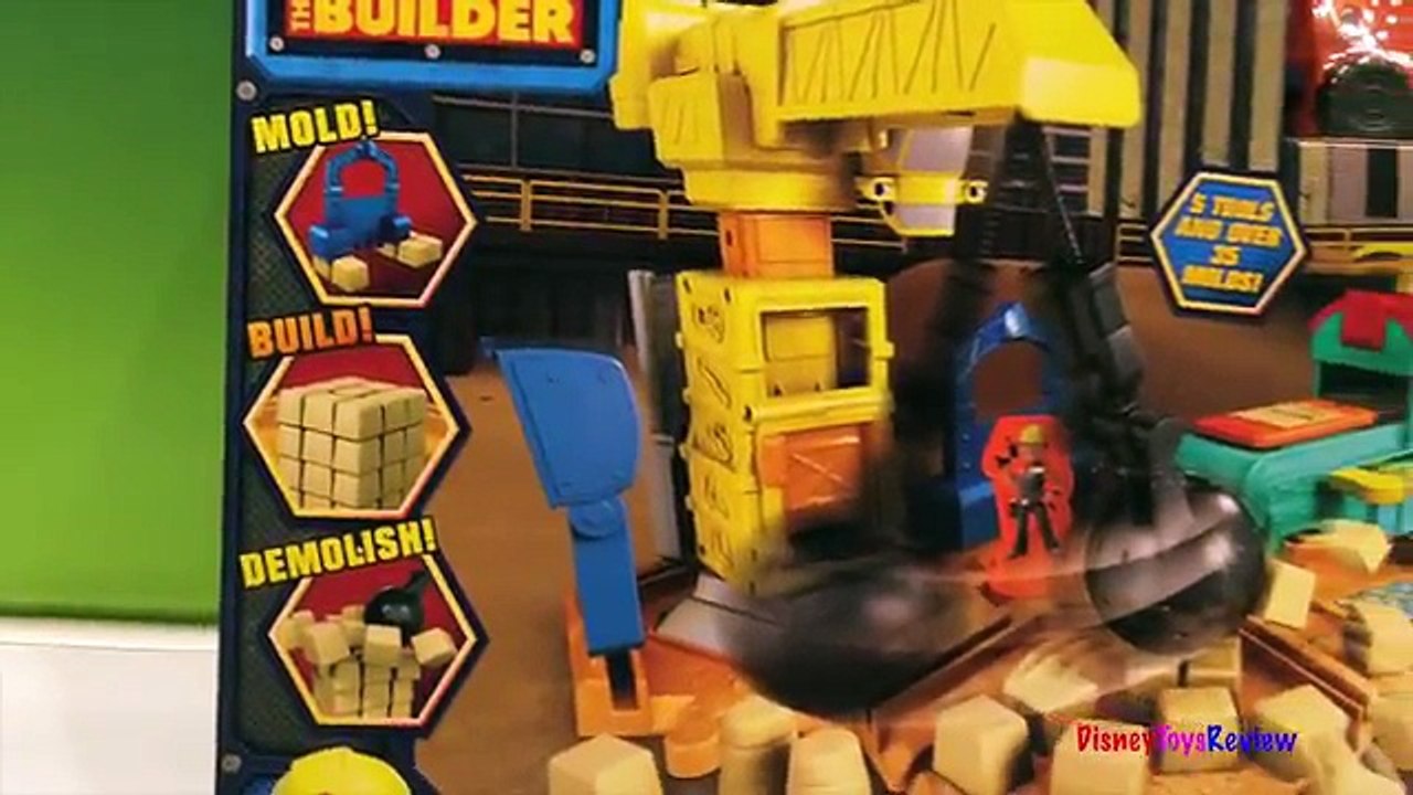 Bob The Builder Mash & Mold Construction Site with Dizzy the mixer Tiny The Crane & MoldPress Garage