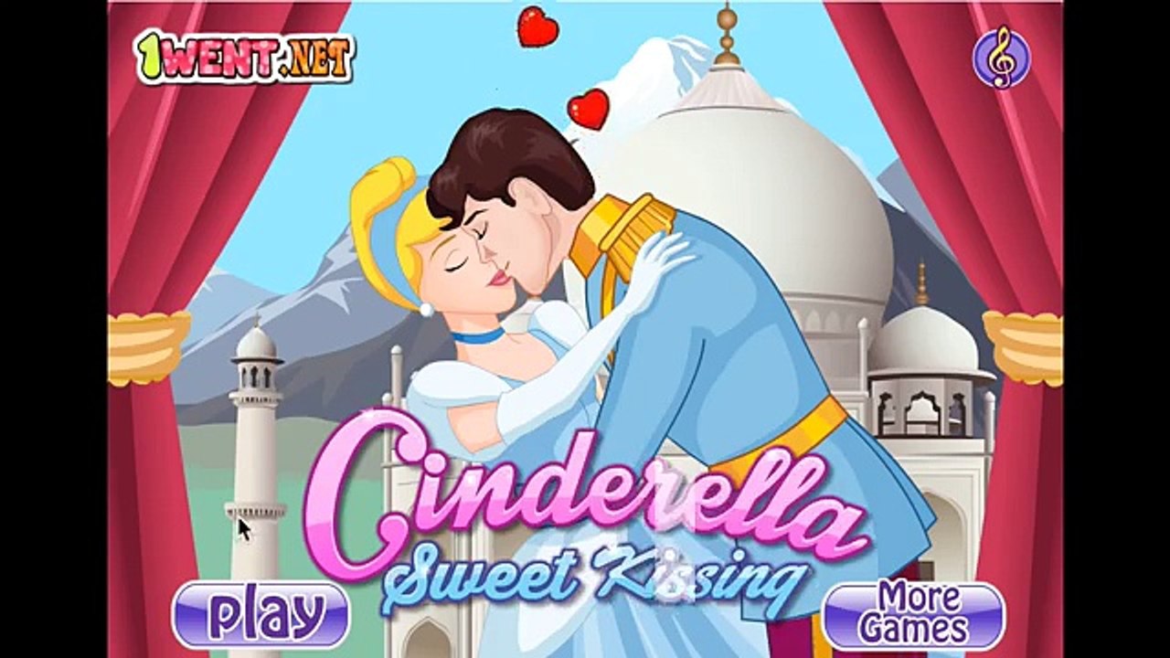Cinderella Sweet Kissing: Cinderella Sneaks Sweet Kisses To Prince Charming! Kissing Games