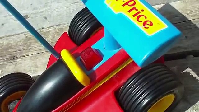 fisher price remote control car , great starter RC car for kids , cheap fun for little ones