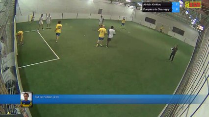 But de Fabien (2-0) - Athletic Kiniktou Vs Pompiers de Chauvigny  - 19/09/17 20:00 - LIGUE 2