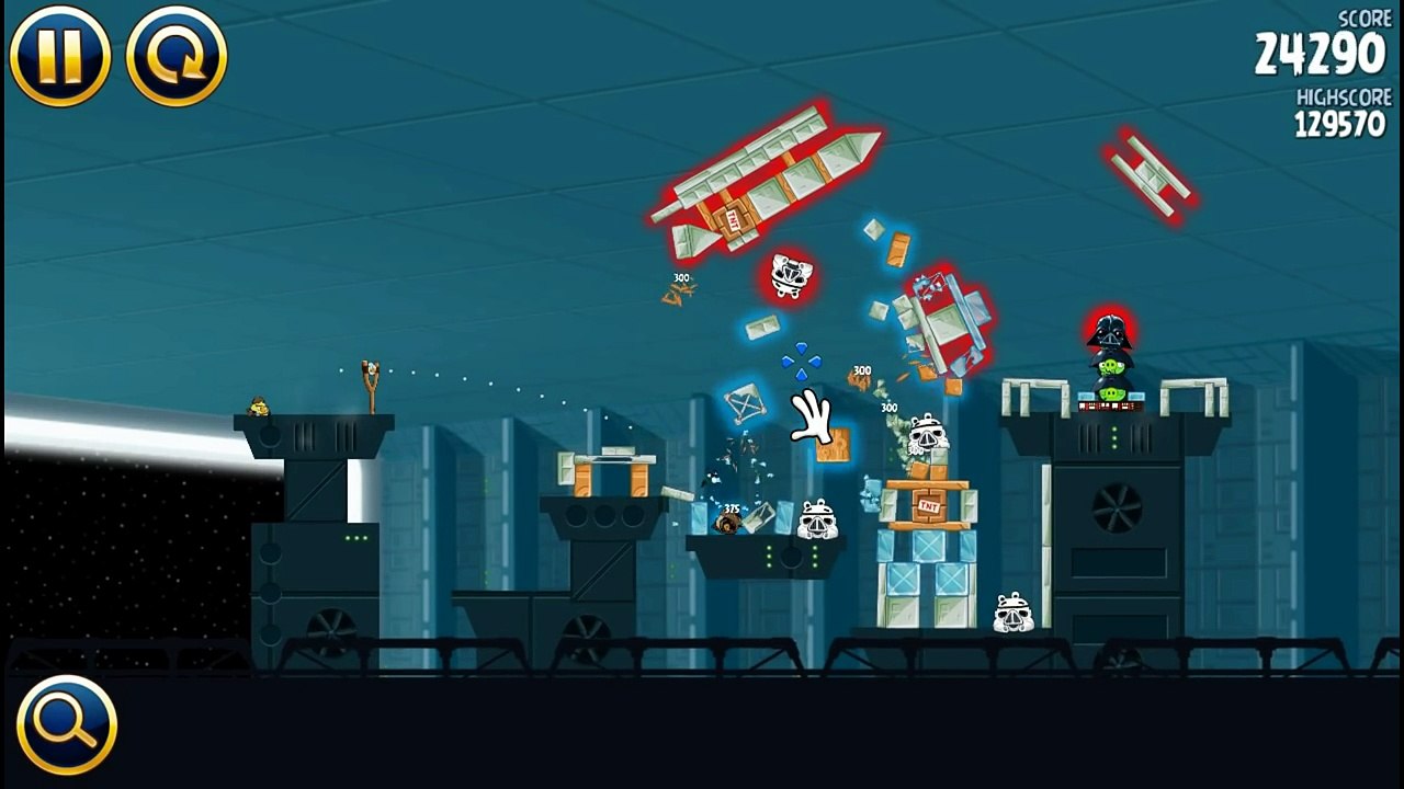 Angry Birds Star Wars All Darth Vader Boss Battles