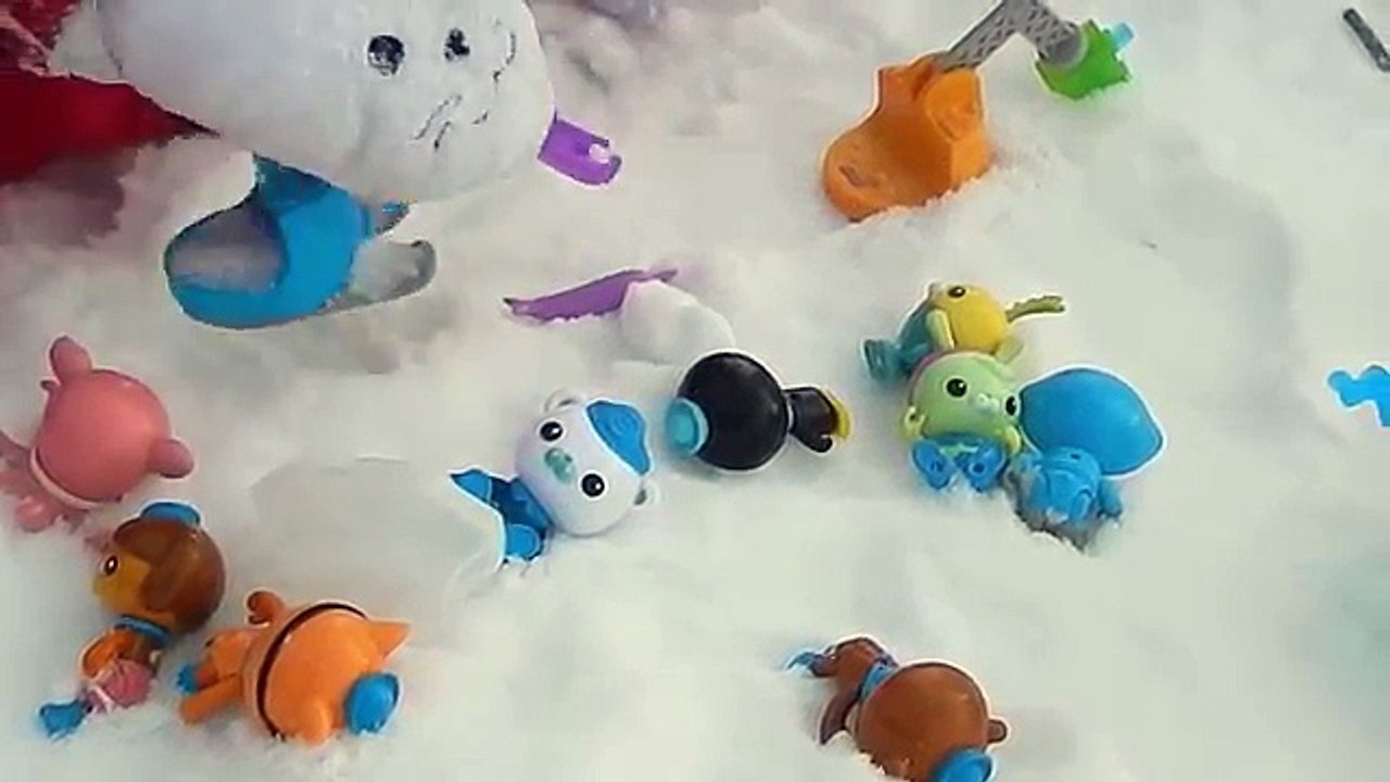 Octonauts toys Frozen Monster Arctic Adventures - Saving Creatures in Real Snow- Full Episodes