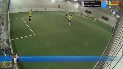Faute de Yoann - Athletic Kiniktou Vs Pompiers de Chauvigny  - 19/09/17 20:00 - LIGUE 2