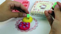 Hello Kitty Play Doh Donuts How to make Playdough Doughnuts DIY ハローキティ キャラクター サンリオ Dough