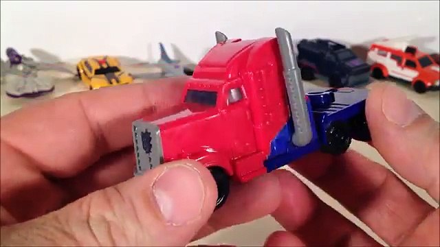 MCDONALDS TRANSFORMERS PRIME HAPPY MEAL TOYS - new FULL SET REVIEW