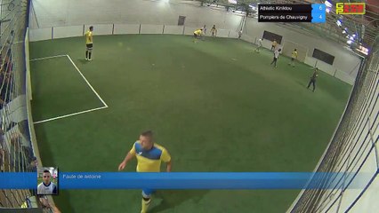 Faute de antoine - Athletic Kiniktou Vs Pompiers de Chauvigny  - 19/09/17 20:00 - LIGUE 2