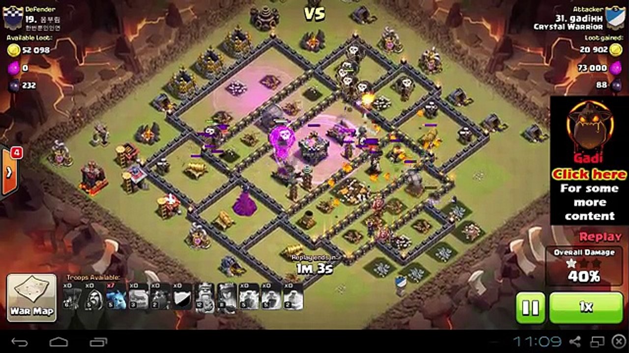 How To GoLaLoon With 2 Golems vs Air Sweeper Part 2 - 3 stars guide - Clash Of Clans
