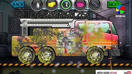 Fire truck Wash | Kids Car Wash Compilation | Police Car Wash For Children