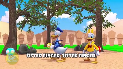 Скачать видео: Donald Duck PJ Masks Finger Family | Nursery Rhymes | 3D Animation In HD From Binggo Channel