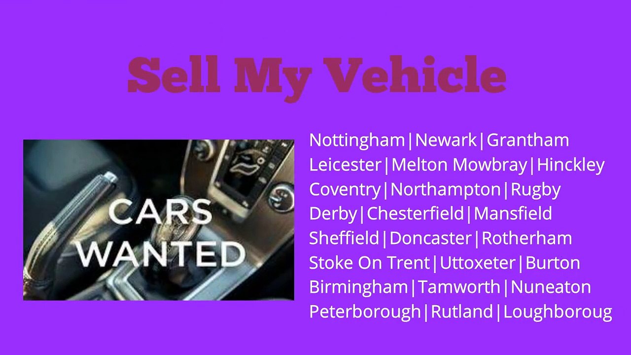 Sell My Vehicle