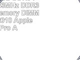 8GB Kit 2x4GB DDR3 PC310600 1333MHz DDR31333 ECC Memory DIMM for 2009 2010 Apple Mac