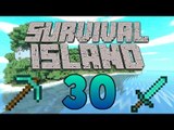 Farming The Zombie Spawner! - (Minecraft Survival island) - Episode 30