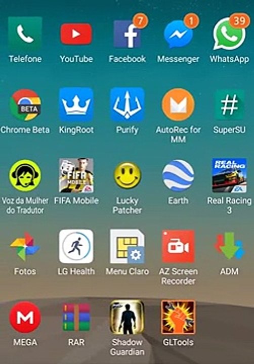 Como instalar shadow Guardian HD no Marshmallow e retirar o erro: shadow Guardian HD parou