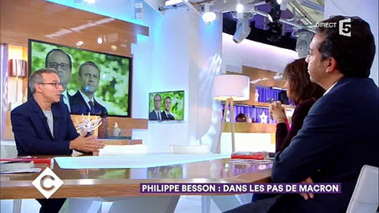 Philippe Besson raconte dans "C à vous" la réaction d'Emmanuel Macron après le retrait de François Hollande - Regardez