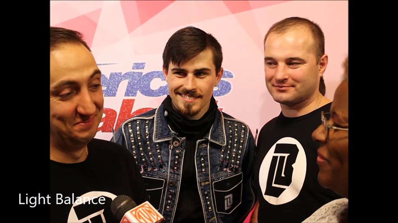 Light Balance - America's Got Talent 12 Finale Night 1 Interviews