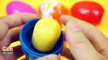 Super Surprise Eggs Kinder Surprise Kinder Joy Disney Frozen Elsa Peppa pig car toys Learn colors