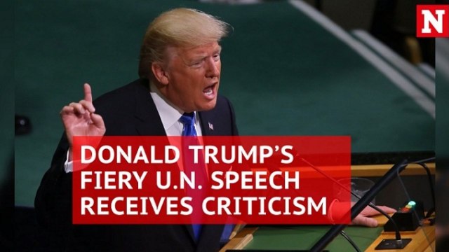Donald Trump's first U.N. speech receives backlash from world leaders