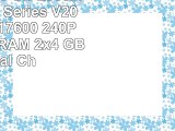 AData USA 8 GB 2000MHz Gaming Series V20 2200 PC3 17600 240Pin DDR3 SDRAM 2x4 GB 4