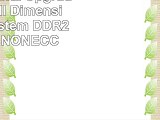 4GB kit 2GBx2 Upgrade for a Dell Dimension 5100 System DDR2 PC25300 NONECC