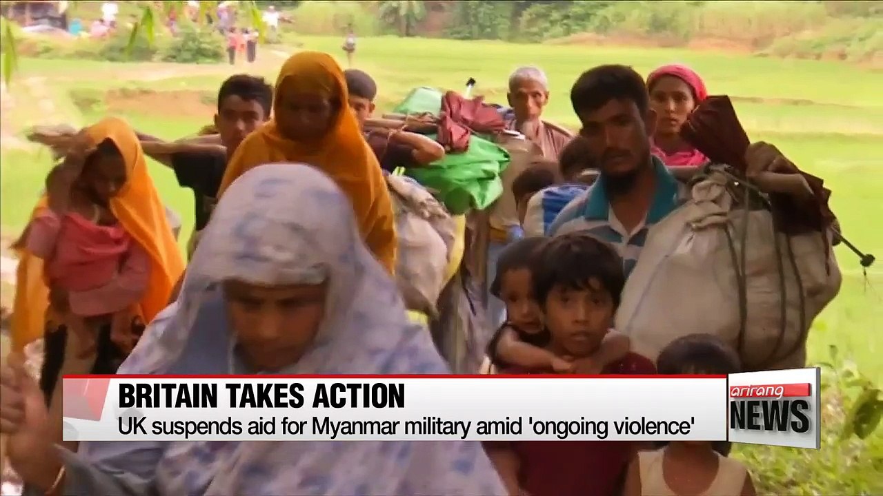 UK halts aid for Myanmar military amid "ongoing violence"