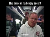 Guy Impressively Nails Every Accent Thrown at Him
