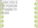 Komputerbay 2GB 2x1GB DDR DIMM 184 PIN 266Mhz DDR266 PC2100 FOR Biostar P4M80 Pro M7C