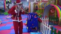 Indoor playground for kids Joker JAILED BY BABY POLICE! w/ Santa Claus arrested by Jocker