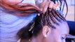 How to Make Big Cornrows Bun | Tutorial Ghana braids