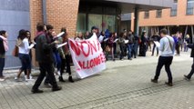 Manifestation étudiante à Louvain-la-Neuve