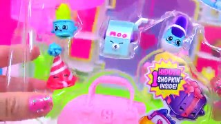 Season 4 Shopkins 5 Pack Unboxing with Blind Bag at Small Mart Playset with POP My Little Pony